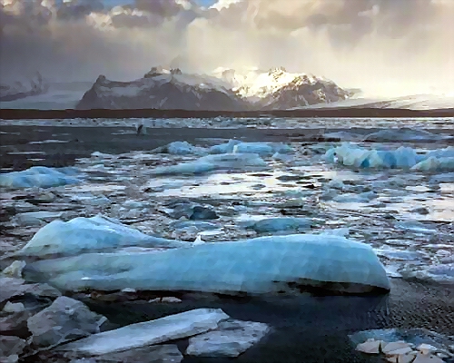  la lagune du glacier Jkulsrln en islande