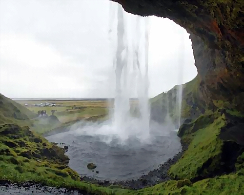  Chute Seljalandsfoss en islande