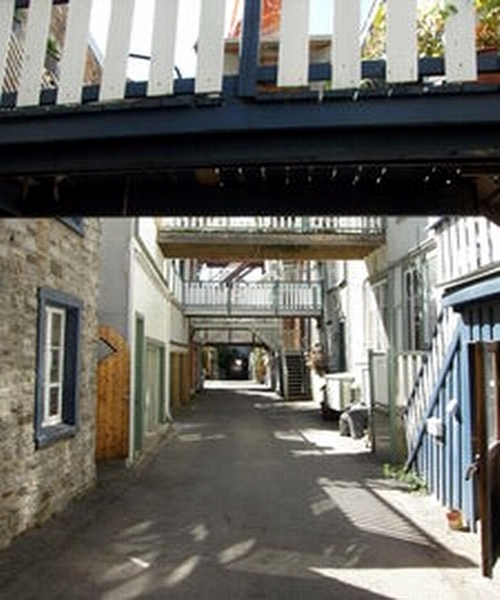  ballade dans la partie basse de la vielle ville de Québec