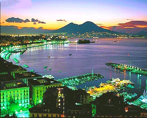  Naples prés du Vesuve en (italie)