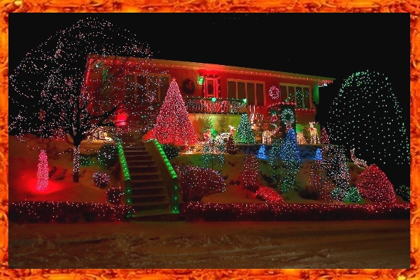 mon fond d`écran perso de noel ses cadeau a tous