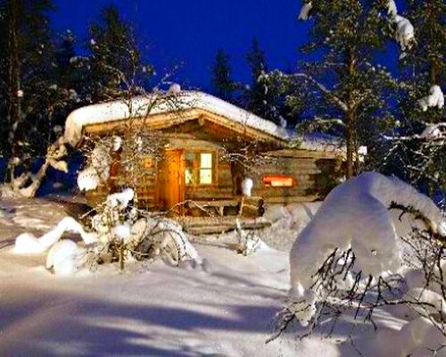 voila ou séjournerer dans dauthentiques chalets en bois de laponie