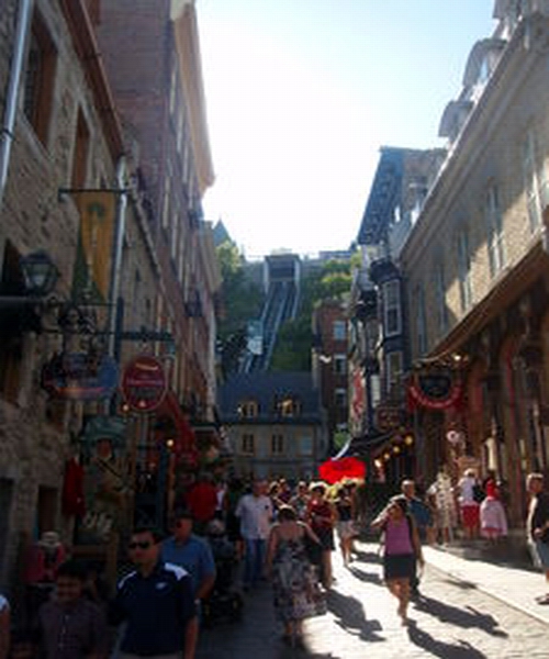  ballade dans la partie basse de la vielle ville de Québec