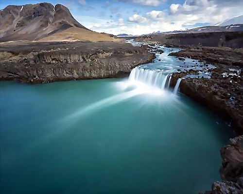  Chute Thjofafoss islande