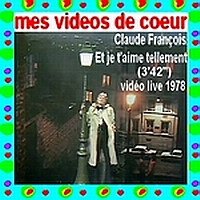 33 Claude François Et je t`aime tellement (3`42``) vidéo live 1978