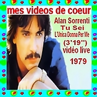 56 Alan Sorrenti Tu Sei L`Unica Donna Per Me (3`19``) vidéo live 1979