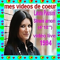 58 Laura Pausini Strani amori (4`12``) vidéo live 1994