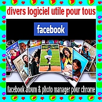 facebook album & photo manager pour chrome