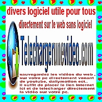 Télécharger ou convertir ses vidéos favorites directement prise sur le web.