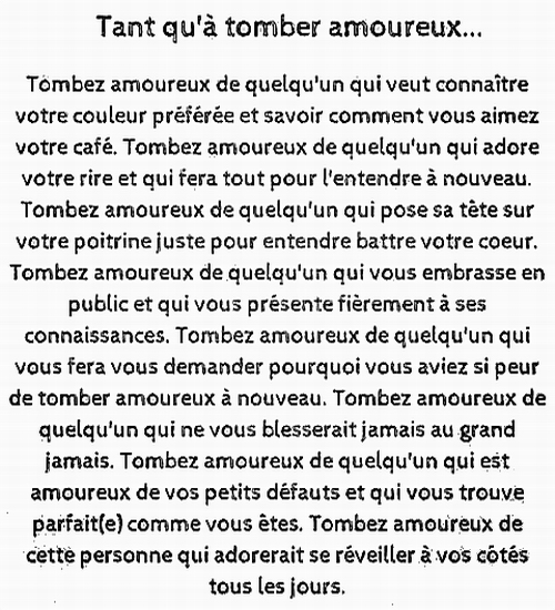 un texte pour tous a savoir .